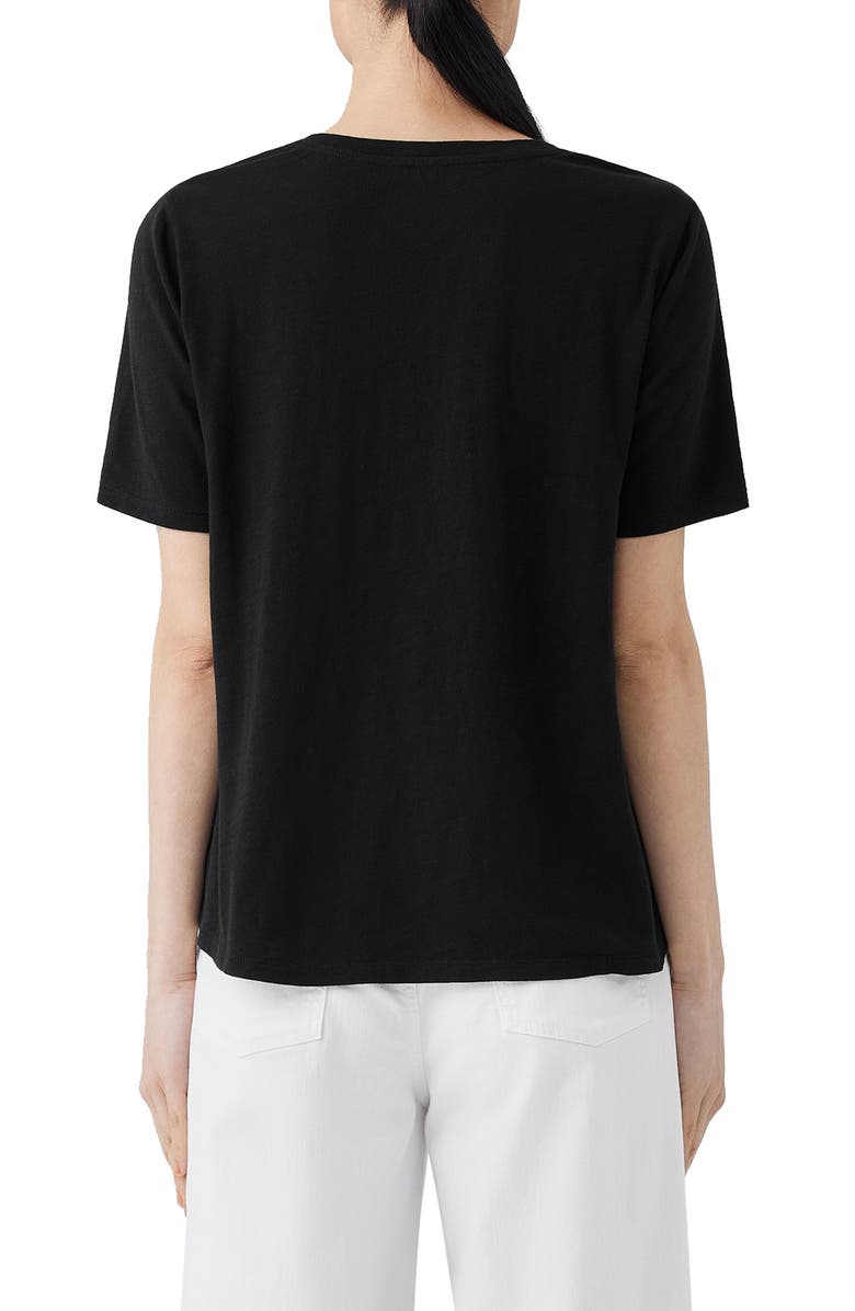Eileen Fisher Easy V-Neck Slub T-Shirt, Alternate, color, 