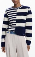 Desigual Mixed Stripe Sweater