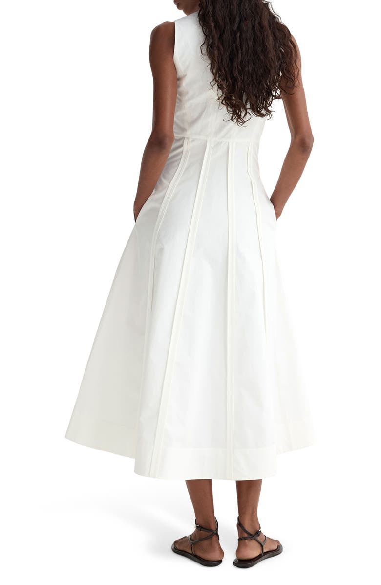 Róhe Sculptural Waist Poplin Maxi Dress, Alternate, color, 