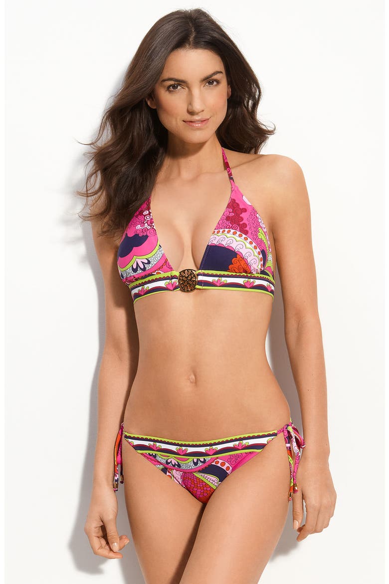 'French Riviera' Triangle Top, Alternate, color, PINK