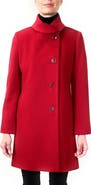Sofia Cashmere Round Collar Wool Coat