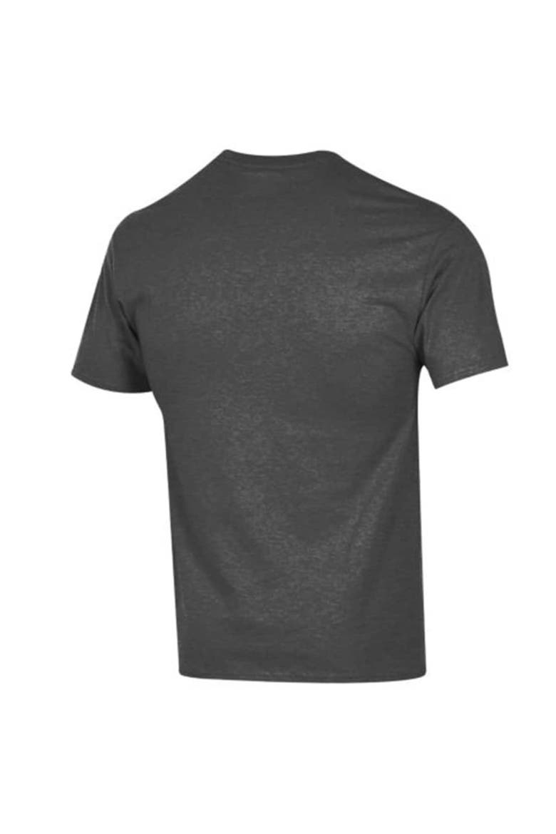 Men's Champion Heathered Charcoal Ole Miss Rebels 2022 NCAA Men's Baseball College World Series Champions Locker Room T-Shirt, Alternate, color, Heather Charcoal