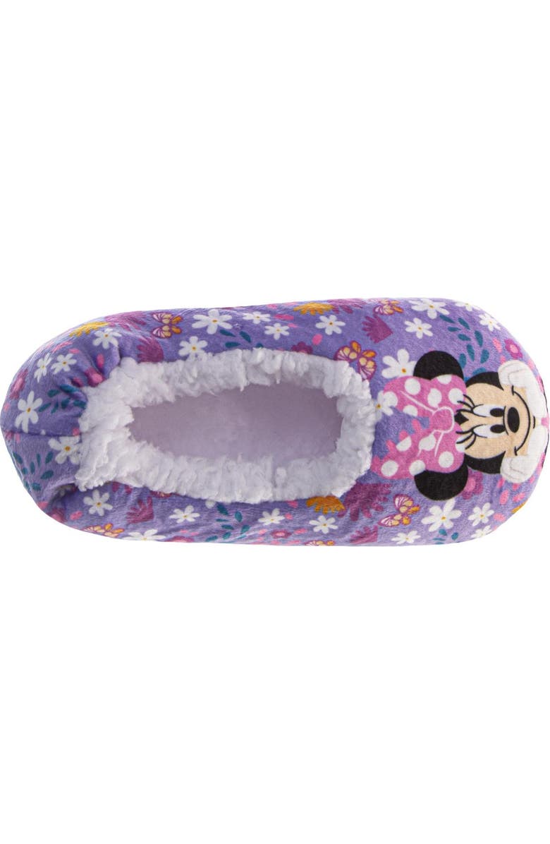 Disney Minnie Mouse Slippers, Alternate, color, Purple