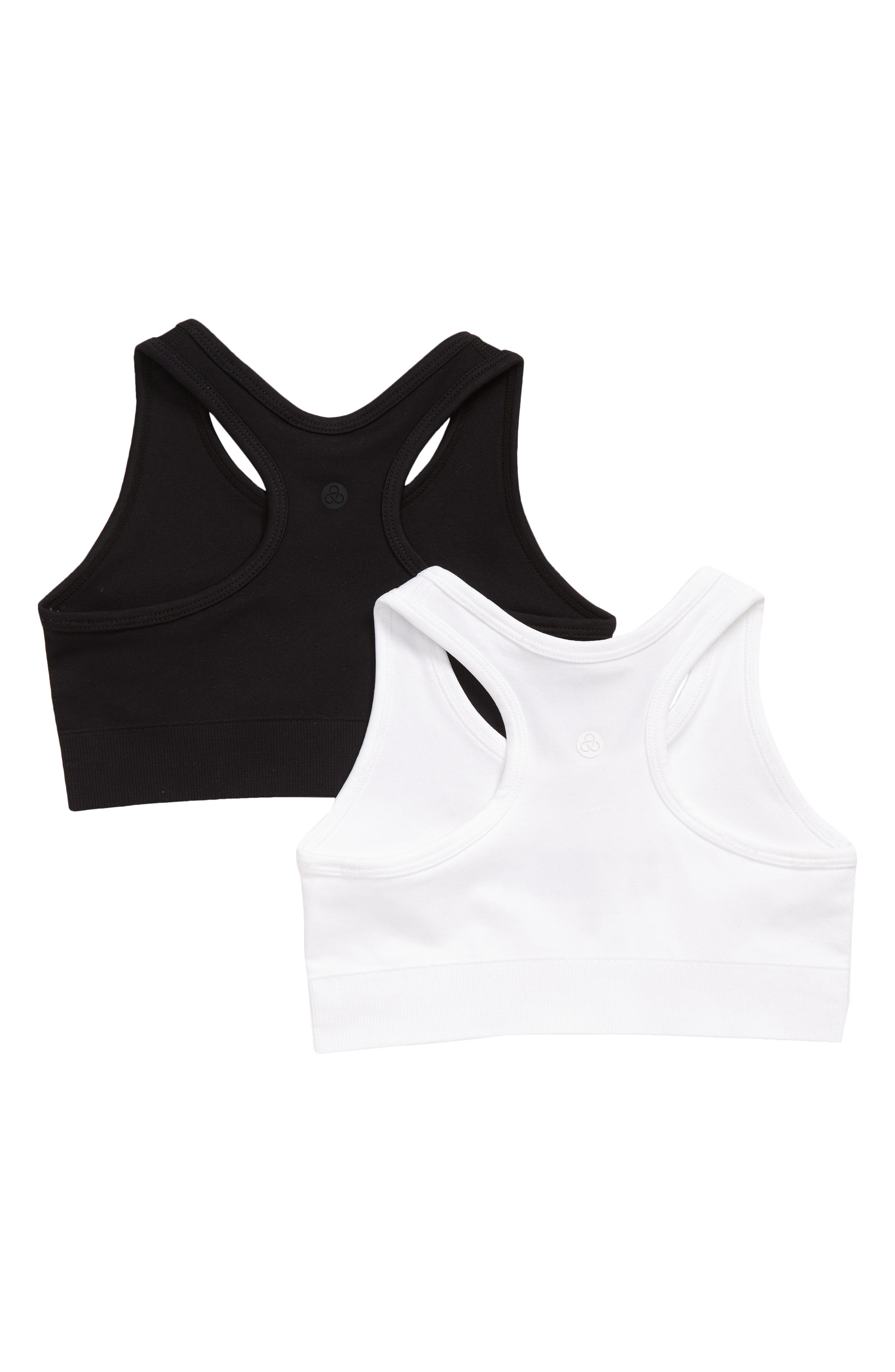 Zella Girl Kids' 2-Pack Assorted Seamless Sports Bras (Women ...