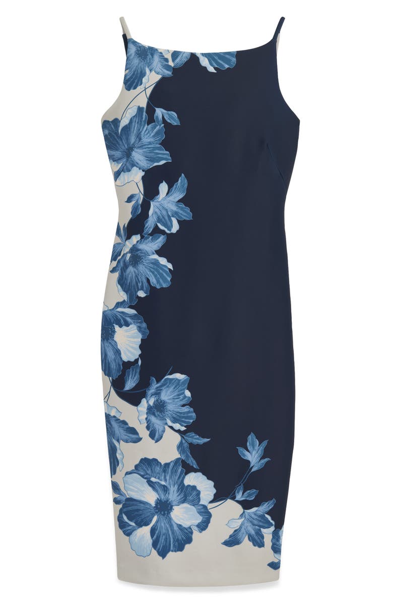 Donna Karan New York Floral Slipdress, Alternate, color, Nightfall Multi