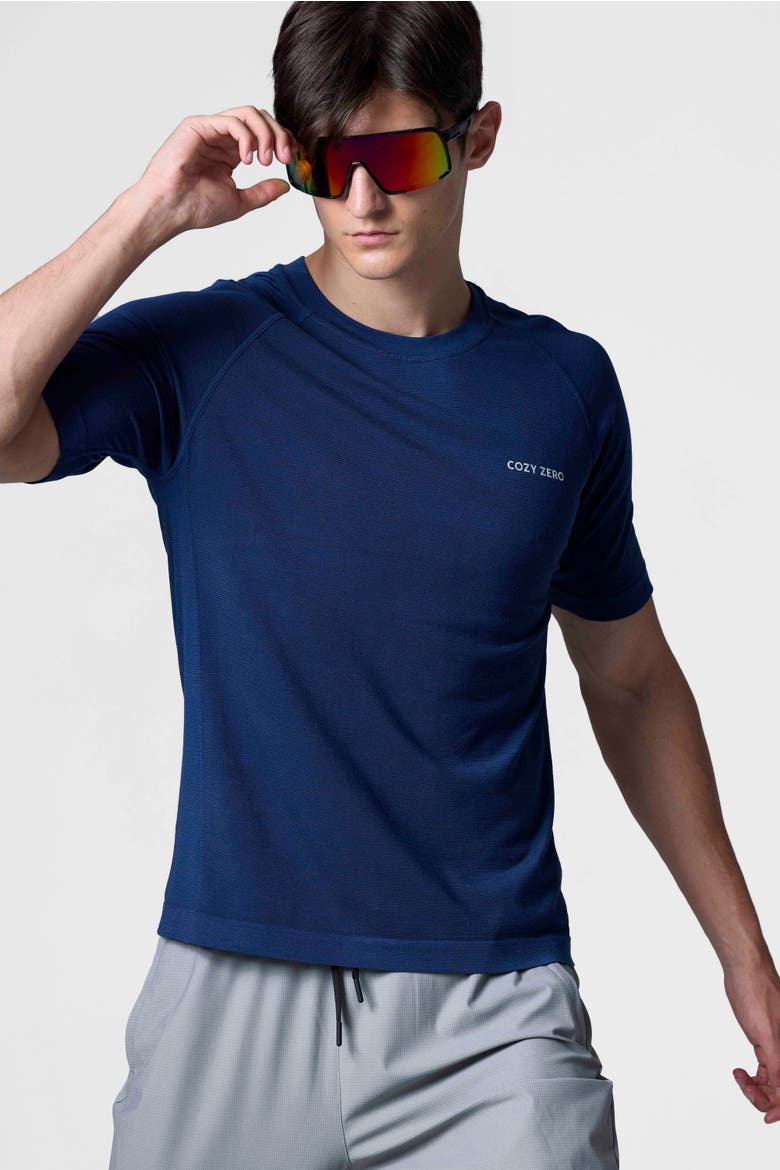 Tech Merino Light Weight Daily Tee, Main, color, Poseidon