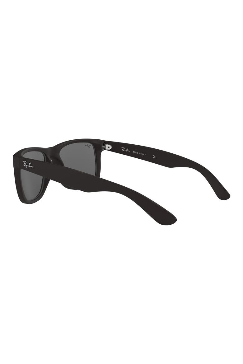Justin 54mm Rectangular Sunglasses, Alternate, color, GREY MIRROR