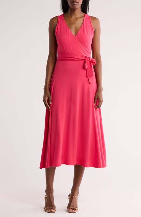 Wrap Midi Dress