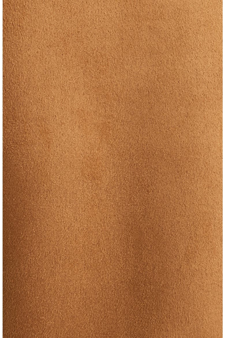 Faux Shearling Coat, Alternate, color, COGNAC/ IVORY