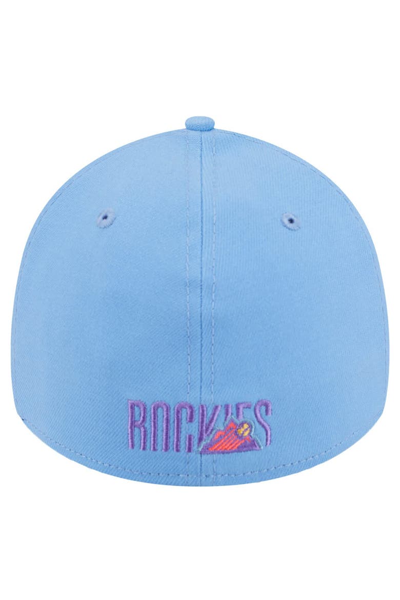 Men's New Era Light Blue Colorado Rockies 2025 City Connect 39THIRTY Flex Hat, Alternate, color, Light Blue