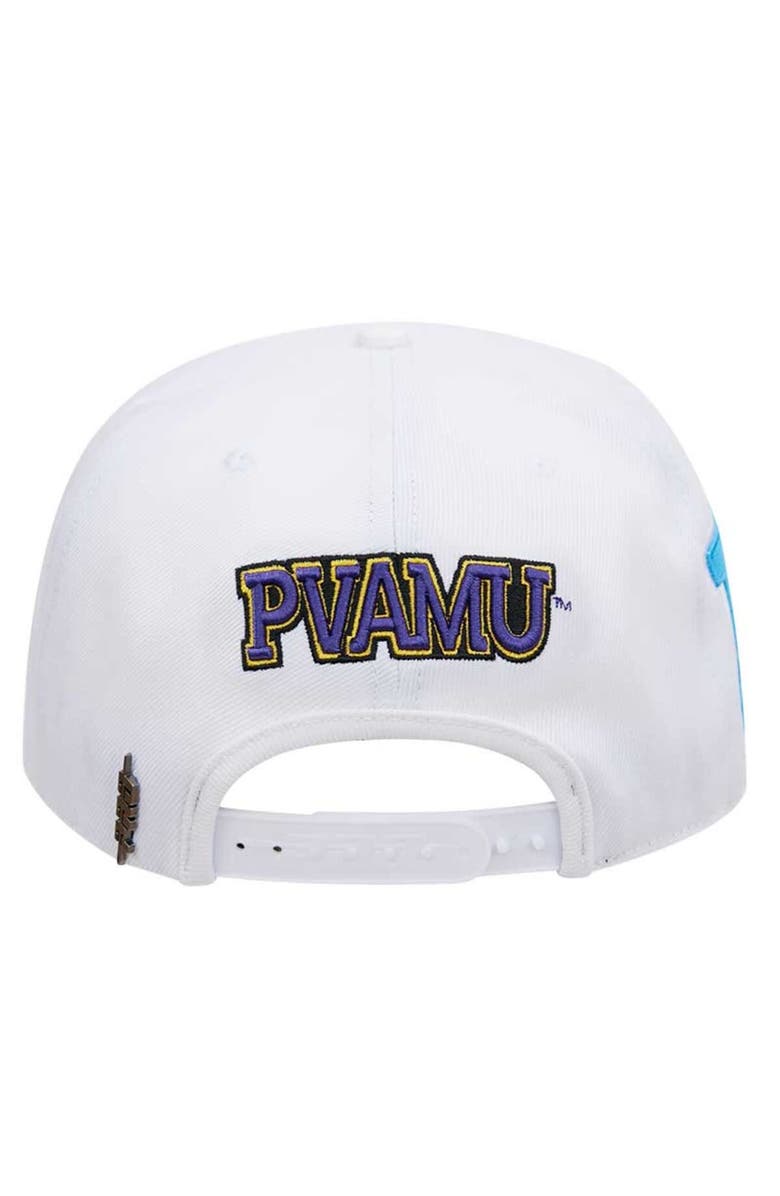 PRO STANDARD Men's Pro Standard White Prairie View A&M Panthers  Evergreen Wool Snapback Hat, Alternate, color, White