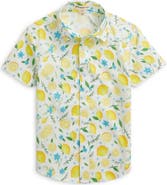 Appaman Kids' Day Party Short Sleeve Cotton Button-Up Shirt