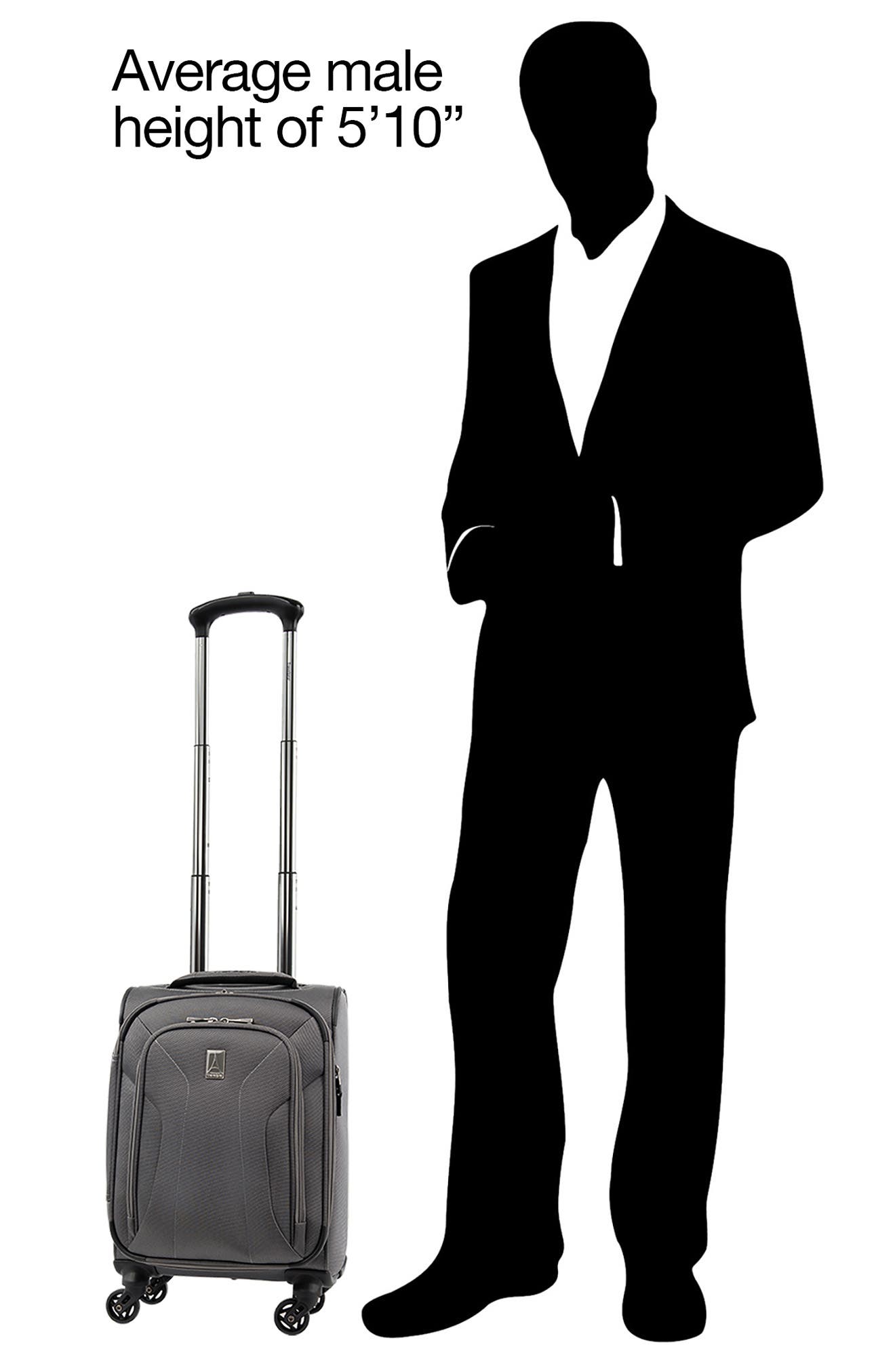 TRAVELPRO Pilot Air<sup>™</sup> Elite 17" Expandable Compact Boarding Bag Spinner Luggage, Alternate, color, 