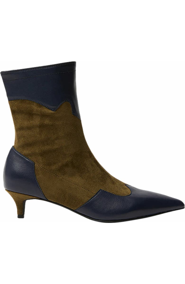 WeWoreWhat Kitten Heel Western Bootie, Main, color,