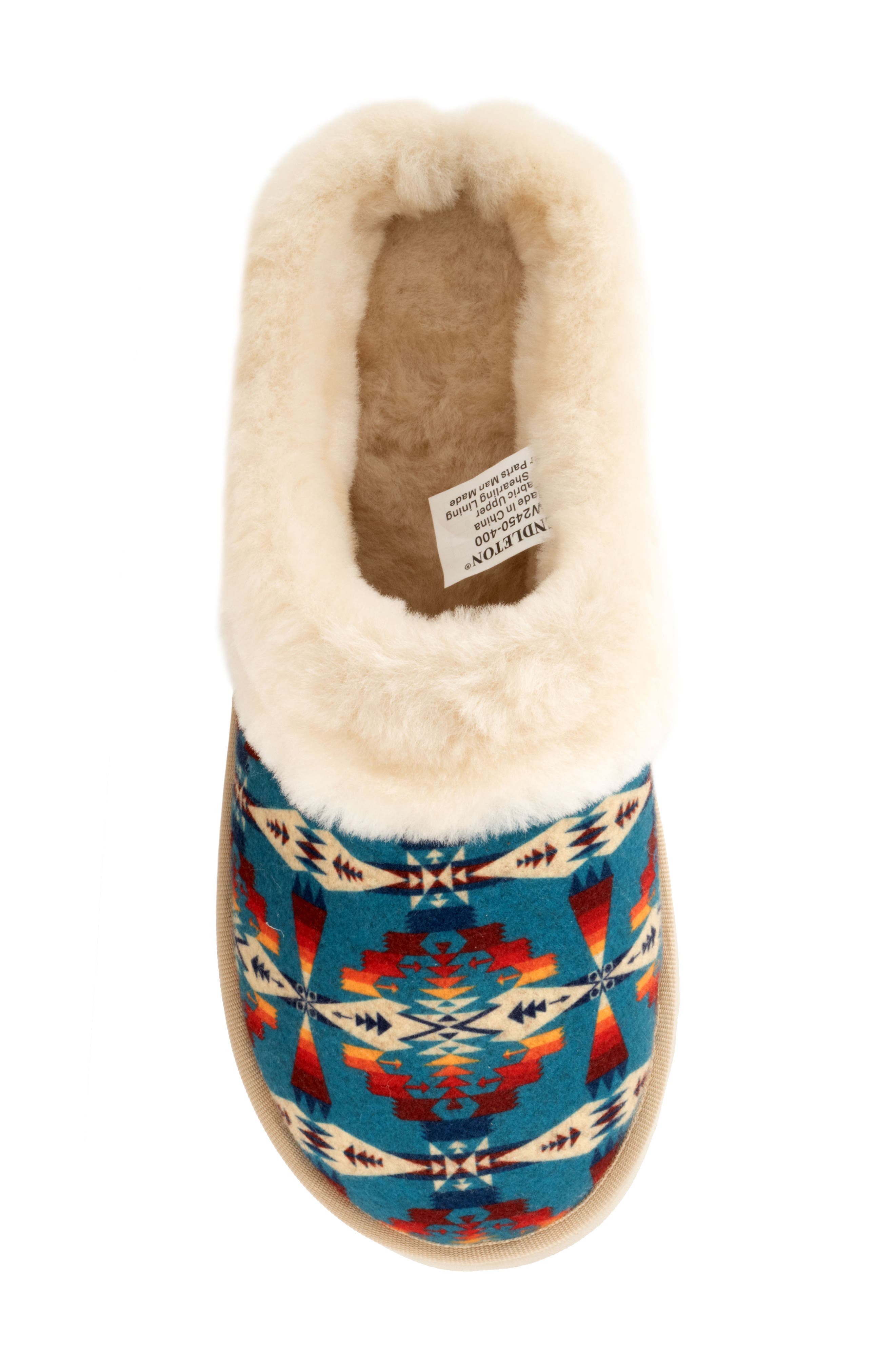 Pendleton Tucson Genuine Shearling Lined Scuff Slipper, Alternate, color, 