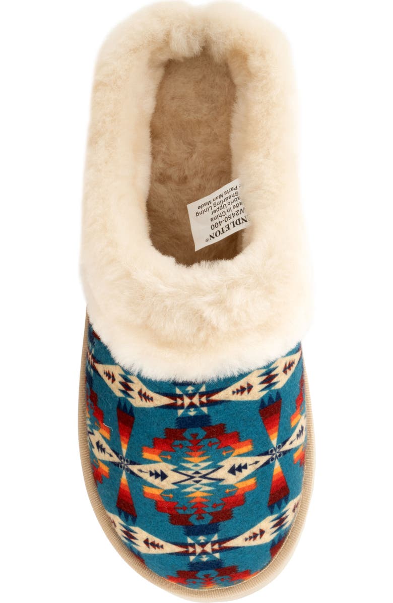 Pendleton Tucson Genuine Shearling Lined Scuff Slipper, Alternate, color,