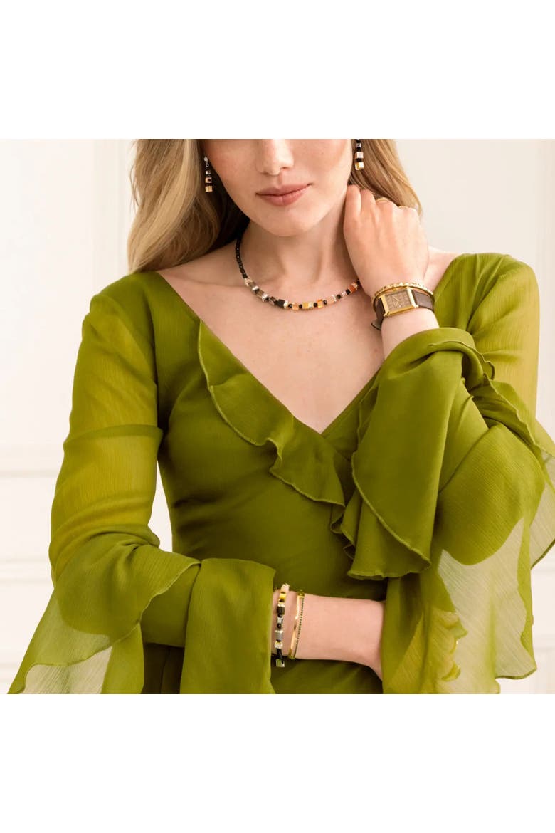 Geocube Precious Nature Necklace, Alternate, color, Tricolor