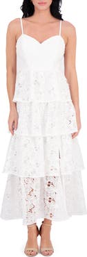 Siena Embroidered Lace Maxi Dress