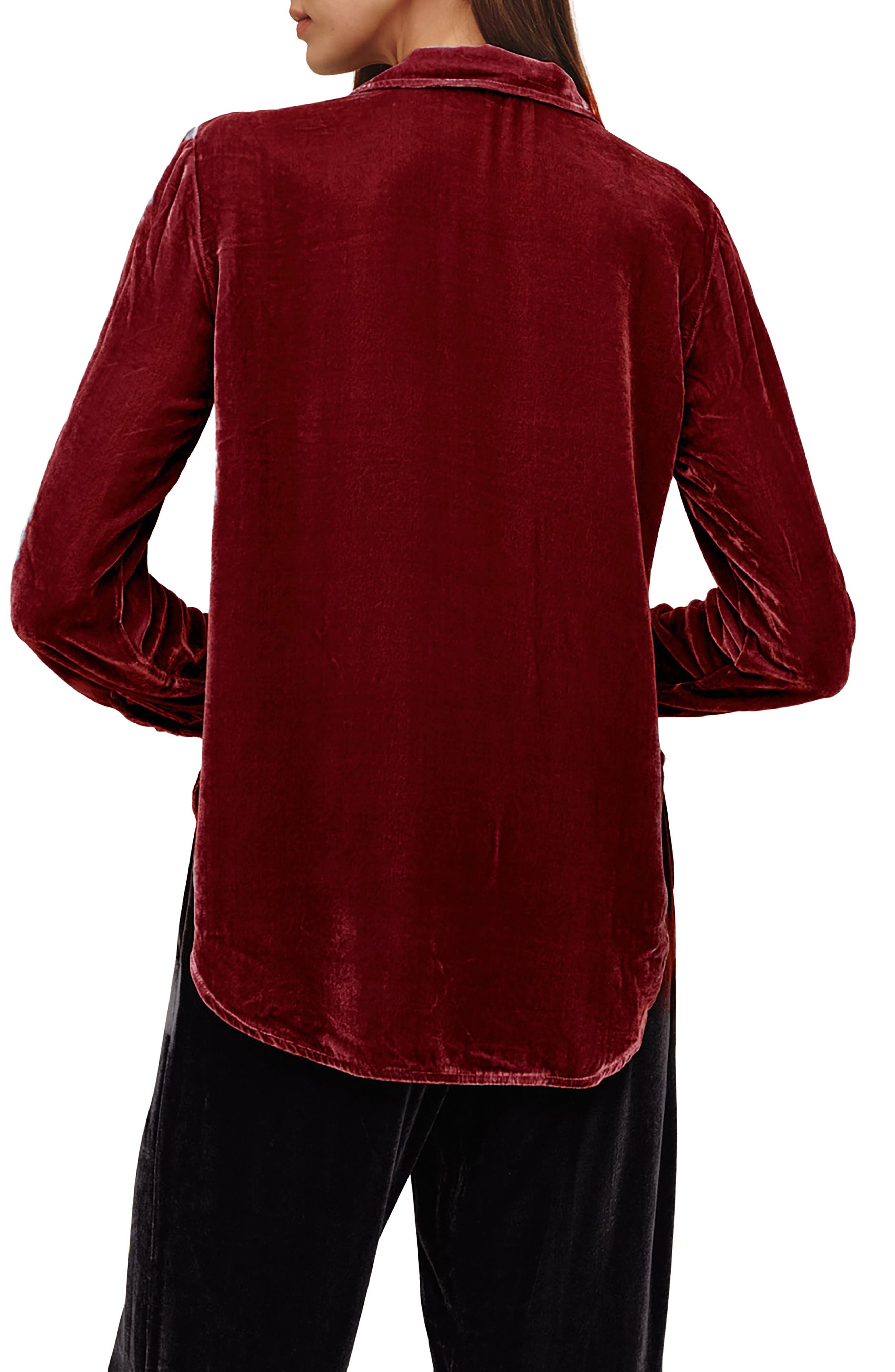 Bella Dahl Velvet Shirt (Women) | Nordstrom