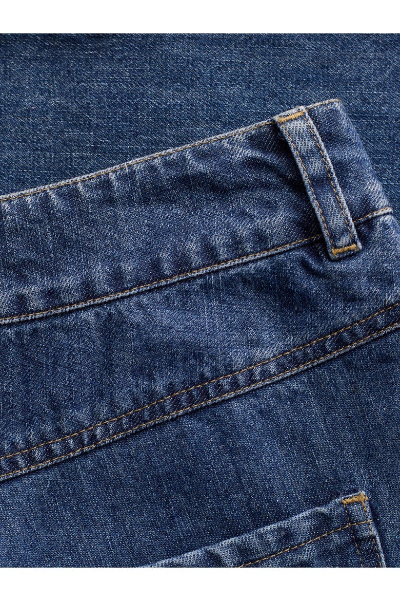 Denim Shorts, Alternate, color, INDIGO MID WASH