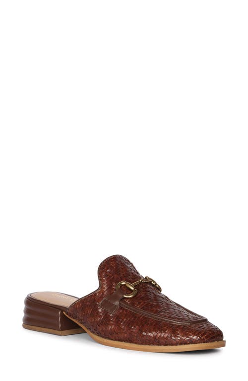 Saint G Women's Brown Izaan - Heeled Mule - Mahogany In Mahogany