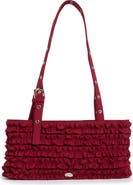 Damson Madder Sophia Ruffle Shoulder Bag