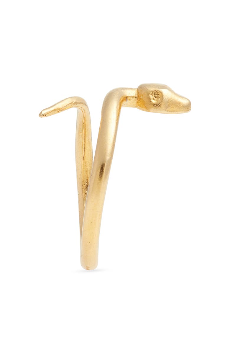 VIDAKUSH Thin Snake Knuckle Ring, Alternate, color, Gold