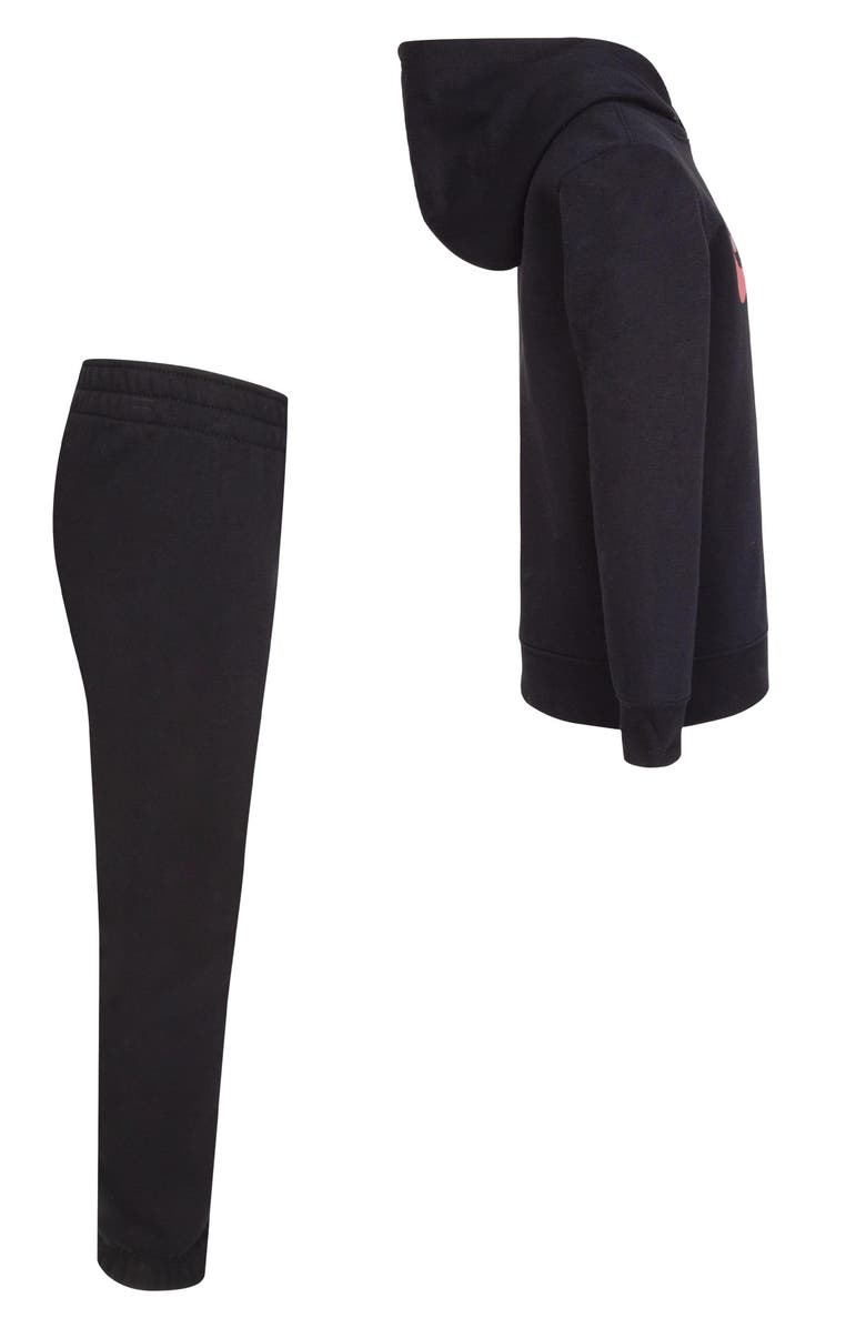 Nike Kids' Just Do It Fleece Hoodie & Pants Set, Alternate, color, Black