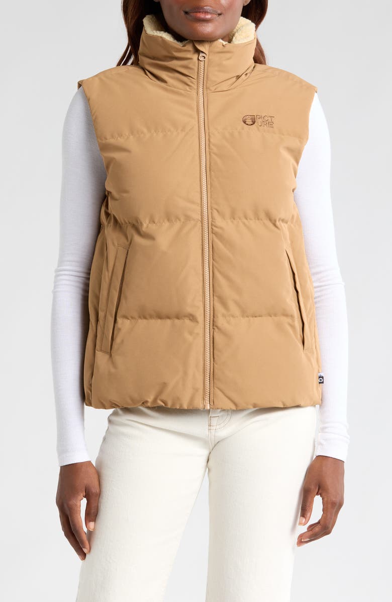 Picture Organic Clothing Hylla Waterproof Puffer Vest, Alternate, color, 