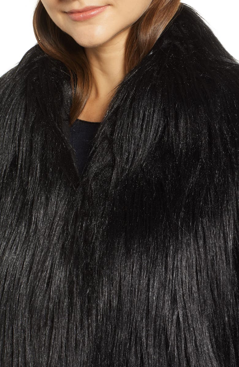 Zadig & Voltaire Fridas Faux Fur Coat, Alternate, color,