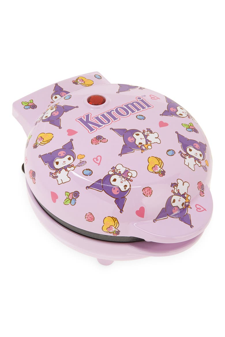 x Sanrio Kuromi Mini Waffle Maker, Main, color, PURPLE