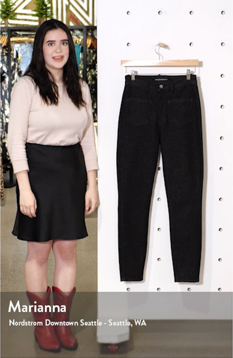 High Waist Utility Skinny Jeans, sales video thumbnail