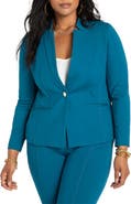 ELOQUII The Ultimate Stretch One-Button Blazer