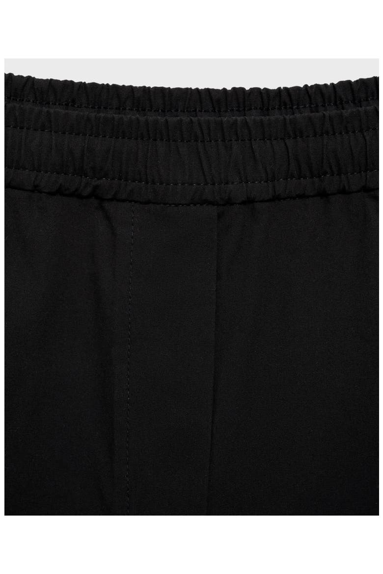 Pull-On Stretch Cotton Pants, Alternate, color, BLACK