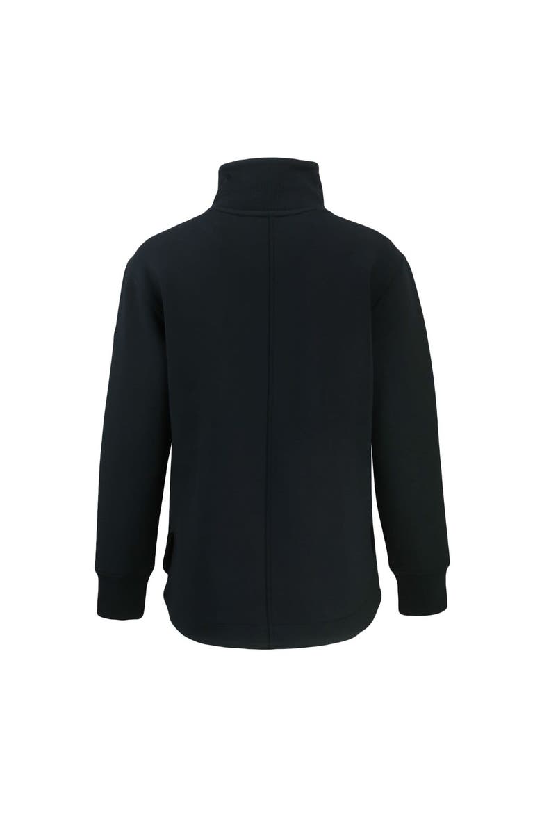 Women's Cutter & Buck  Black Tampa Bay Buccaneers Throwback Logo Roam Eco Recycled Full-Zip Jacket, Alternate, color, Black