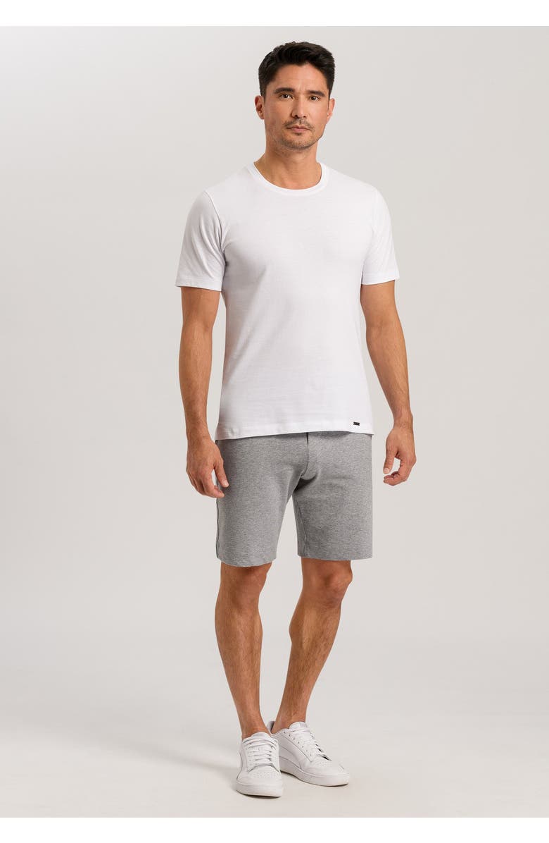 Hanro Living Shirts Cotton Crew Neck T-Shirt, Alternate, color, White