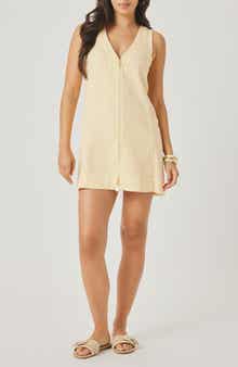 Lounge Zip Front Minidress