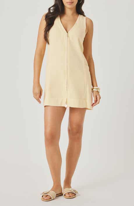 Lounge Zip Front Minidress