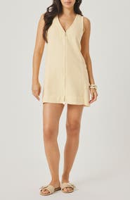 Splendid Lounge Zip Front Minidress