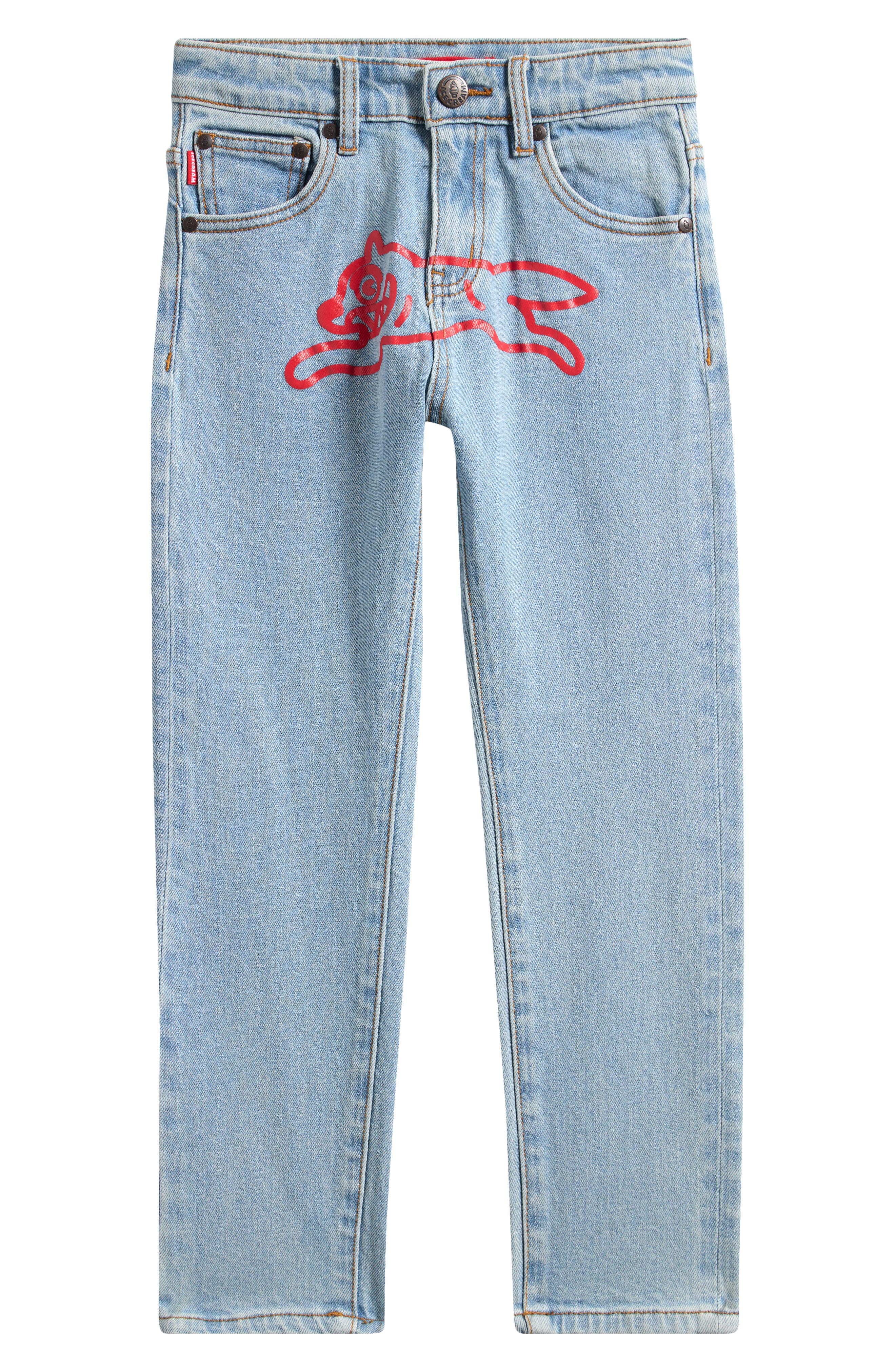 ICECREAM Kids' Running Dog Graphic Jeans
