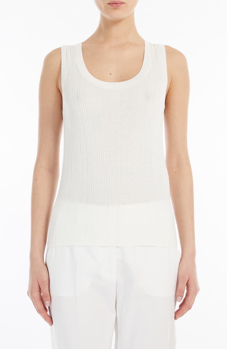 Weekend Max Mara Ceylon Variegated Rib Sweater Tank, Main, color, 