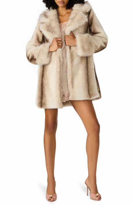 Steve Madden Carmelina Faux Fur Coat