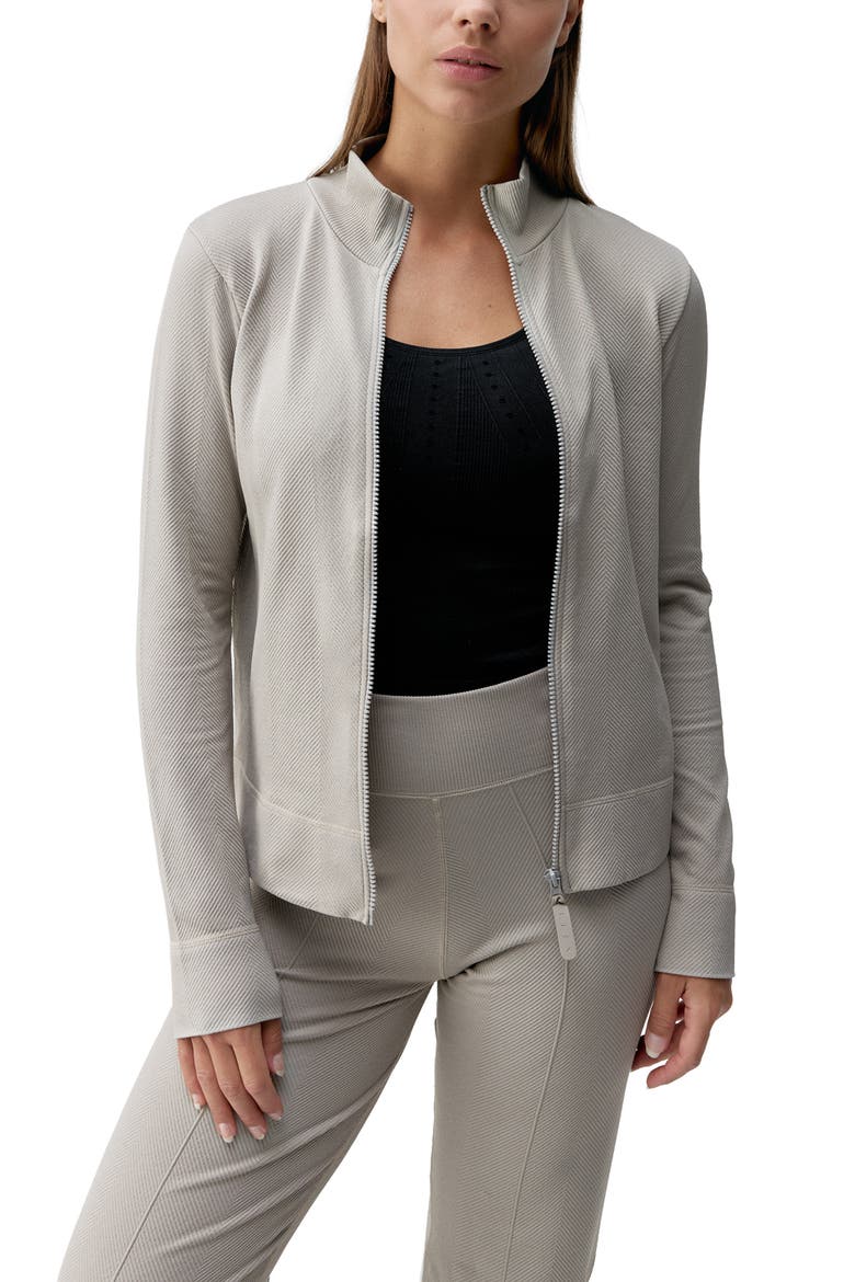 Gita Seamless Sport Jacket, Alternate, color, Grain