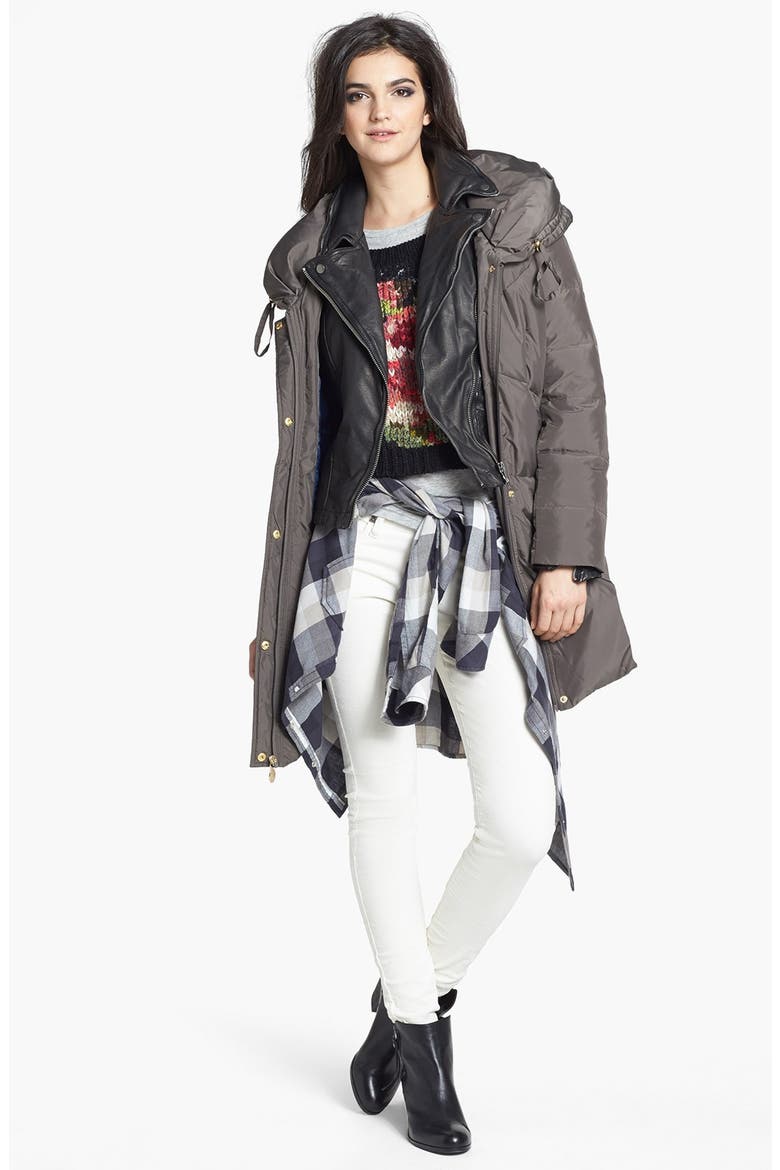Distressed Faux Leather Moto Jacket, Alternate, color, DISTRESSED BLACK