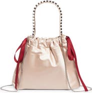 Jimmy Choo Mini Drawstring Top Handle Bag