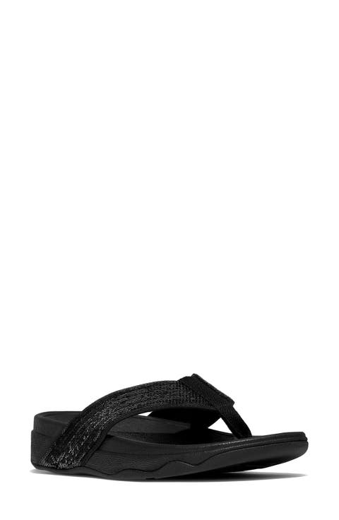 Surfa Sequin Post Toe Sandal