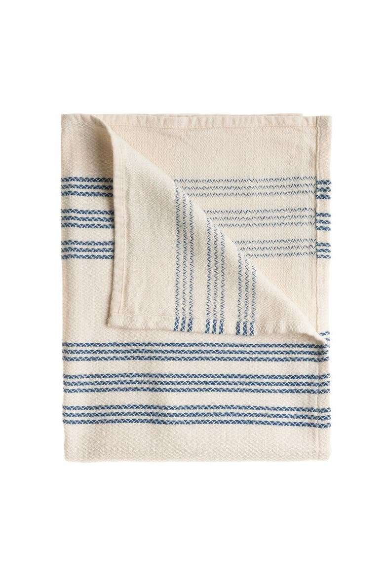 Allora Turkish Cotton Hand & Kitchen Towel Bundle, Alternate, color, Denim Blue