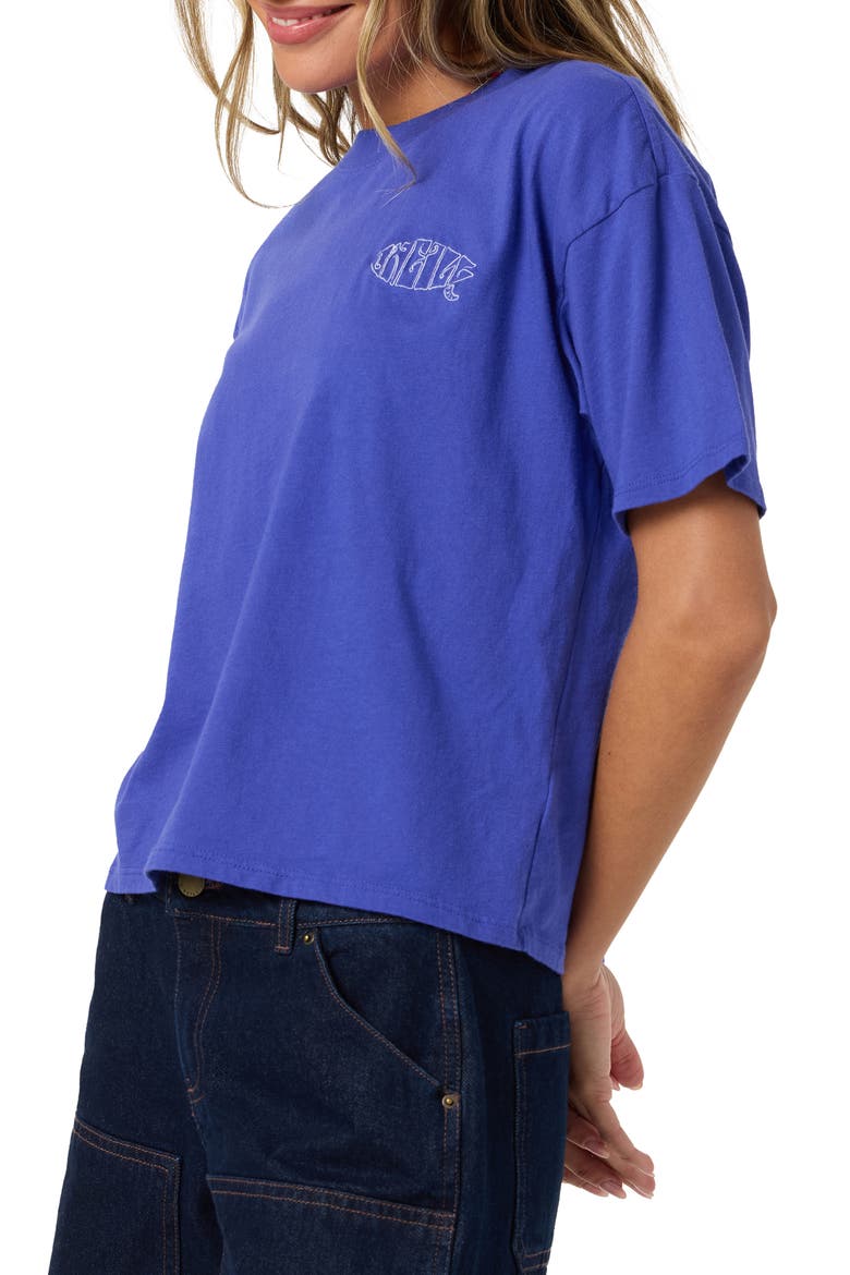 Board Embroidered T-shirt, Alternate, color, ROYAL BLUE