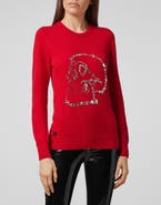 PHILIPP PLEIN Pullover Round Neck Skull Women