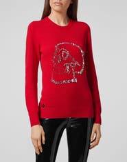PHILIPP PLEIN Pullover Round Neck Skull Women